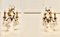 Lámparas de pared triples francesas, 1920. Juego de 2, Imagen 2