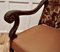 French Carved Oak Salon Throne Chair, 1850 6