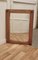 Arts & Crafts Style Wall Mirror in Golden Oak Frame, 1960 2