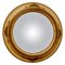 Large French Gilt and Cream Convex Wall Mirror, 1920s, Image 1