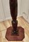 Lámpara de pie vintage de caoba, 1920, Imagen 4