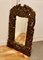 Antiker Spiegel aus geschnitztem Obstholz, 1900 2