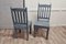 Large Folk Art Carved Painted Table and Chairs, 1920s, Set of 7, Image 11