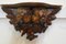 Antique Carved Wood Cherub Wall Bracket, 1850 2