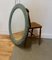 Large Round Painted Wall Mirror, 1950 3