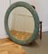 Large Round Painted Wall Mirror, 1950 4