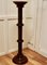 Antique Pedestal Torchere in Carved Mahogany, Image 2