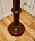 Antique Pedestal Torchere in Carved Mahogany, Image 4