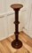 Antique Pedestal Torchere in Carved Mahogany, Image 3