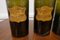 Large Moss Green Glass Chemist Shop Jars, 1850s, Set of 5 3