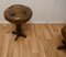 French Button Leather Swivel Piano Stools, 1890s, Set of 2 6