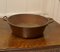 Large 19th Century Double Handled Beaten Copper Pan, 1880s, Image 6