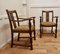 Arts & Crafts Golden Oak Carver Chairs, 1920s, Set of 2 5