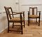Arts & Crafts Golden Oak Carver Chairs, 1920s, Set of 2, Image 5