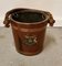 Antique Coal Bucket with Metal Liner, 1890s 3