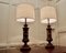 Tall Art Deco Column Table Lamps, 1960s, Set of 2, Image 3