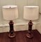 Tall Art Deco Column Table Lamps, 1960s, Set of 2, Image 6
