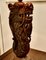 Oriental Folk Art Carved Teak Dragon Lamp, 1930s 8