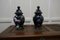 Reverse Painted Decoupage Baluster Vasen mit Deckel, 1960er, 2er Set 2