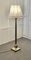 Kannelierte Säulen Stehlampe aus Messing, 1920 2