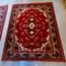 Bright Red Wool Rugs, 1950s, Set of 2 4