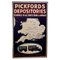 Card Map Poster from Pickfords Depositories, 1950s 1