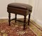 Taburete de piano victoriano de cuero, década de 1890, Imagen 5