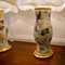 Reverse Painted Decoupage Baluster Vase Lamps, 1960, Set of 2 7