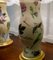 Reverse Painted Decoupage Baluster Vase Lamps, 1960, Set of 2 8