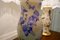 Reverse Painted Decoupage Baluster Vase Lamps, 1960, Set of 2, Image 6