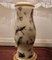 Reverse Painted Decoupage Baluster Vase Lamps, 1960, Set of 2 9