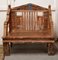 Hand Made Anglo Indian Folk Art Bench, 1960 2