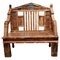 Hand Made Anglo Indian Folk Art Bench, 1960, Image 1