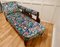 Chaise longue eduardiana de caoba de tela William Morris, Imagen 3