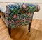 Chaise longue eduardiana de caoba de tela William Morris, Imagen 11