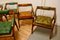 Mid-Century Leather and Fruitwood Dining Chairs, 1960, Set of 6 6