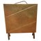 Art Deco Beaten Brass Fire Screen, 1920, Image 1