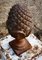 Pine Cone Gate Post Finials in Iron, 1950, Set of 2 5