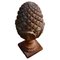 Pine Cone Gate Post Finials in Iron, 1950, Set of 2 1