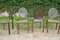 Vintage Brutalist Stacking Dining Chairs in Iron, 1960, Set of 4 7