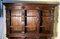 Large Walnut Open Bookcase with Lion Caryatid 8