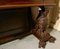 Large Walnut Open Bookcase with Lion Caryatid 4