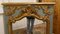 French Napoleon II Carved Gilt and Painted Console Mirror 7