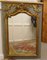 French Napoleon II Carved Gilt and Painted Console Mirror 2