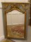 French Napoleon II Carved Gilt and Painted Console Mirror 3