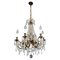 Large French Crystal Salon Chandelier, 1920 1