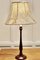 Turned Mahogany Table Lamp, 1960, Image 2