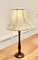 Turned Mahogany Table Lamp, 1960, Image 4