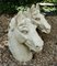 Large Horse Heads in Painted Cast Iron, 1960, Set of 2 8