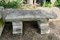 Hand Hewn Stone Garden Bench Seat, 1800 5